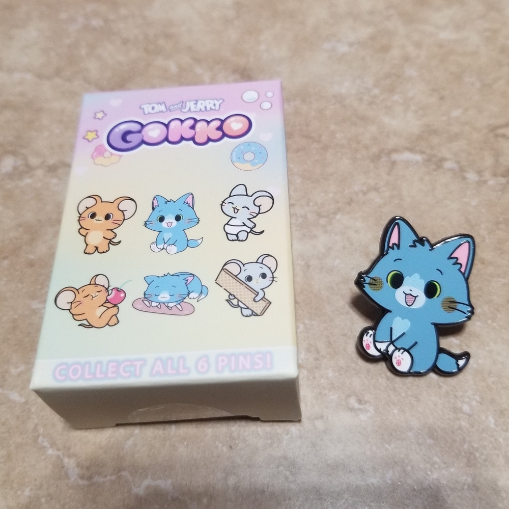 Tom & Jerry Gokko Pin: Tom